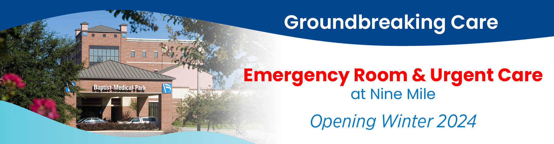 Emergency Room and Urgent Care at Nine Mile opening Fall 2023